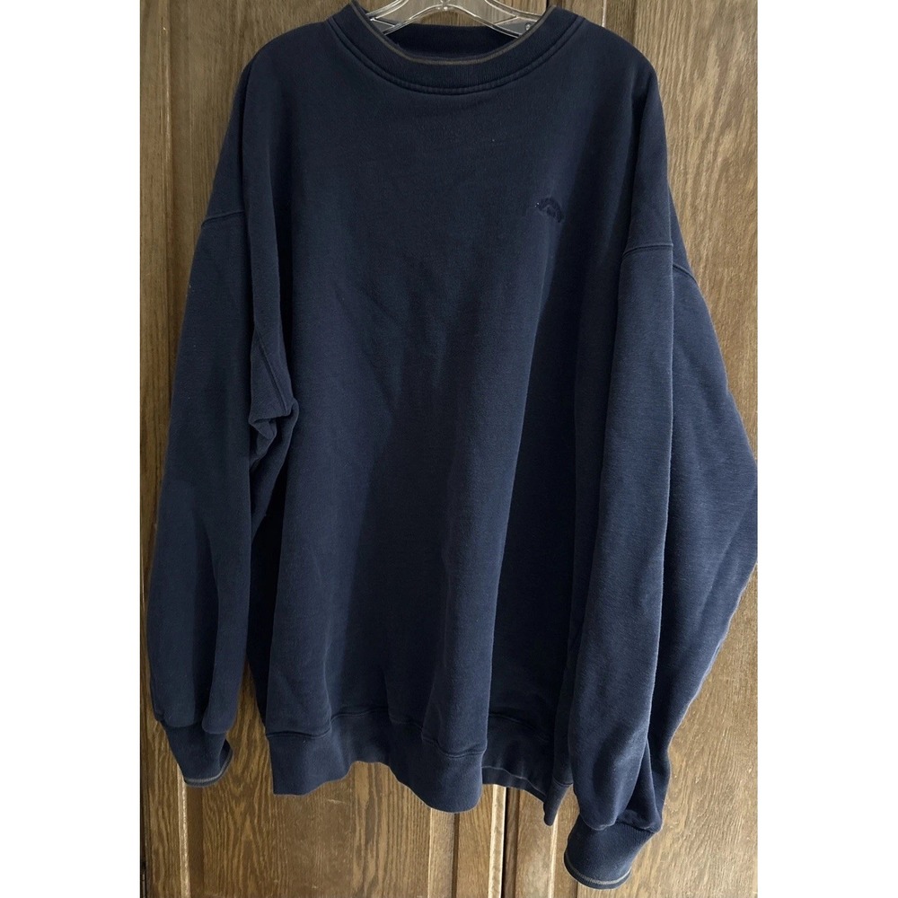 Rochester Sport‎ Big & Tall Heavy Navy Blue Sweater Men's Size 2XLTall